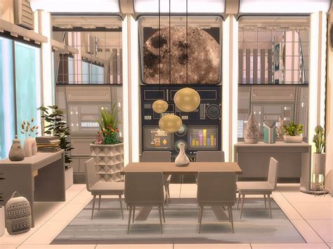 Sims 4 Space Dining By Flubs79 The Sims Game