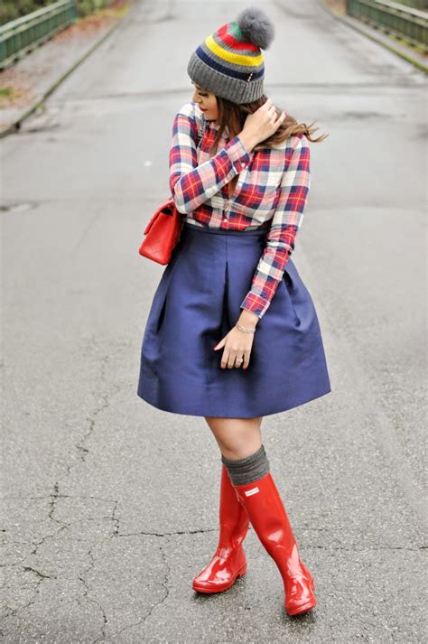 Red Gumboots Gumboot Glam A Vancouver Based Fashion And Lifestyle Blog