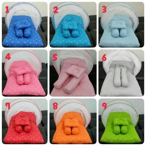 Dengan harga kasur bayi karakter yang lumayan terjangkau si. Jual Kasur Lipat Kelambu Motif Polkadot di lapak Polly ...