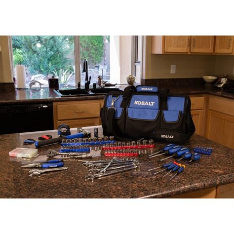 Kobalt 267 Piece Household Tool Set With Soft Case In The Household Tool Sets Department At