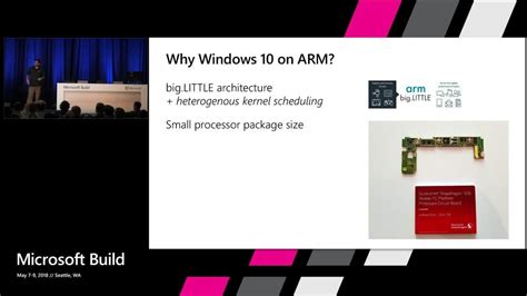 Windows 10 On Arm For Developers Build 2018 Youtube