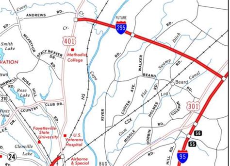 295 Fayetteville Nc Map Zip Code Map