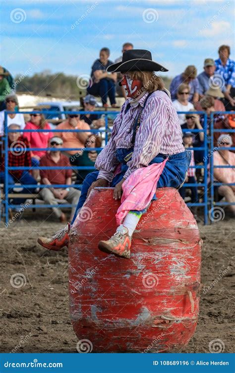 2018 Rodeo Clown Editorial Photo Image Of Expo Cattle 108689196