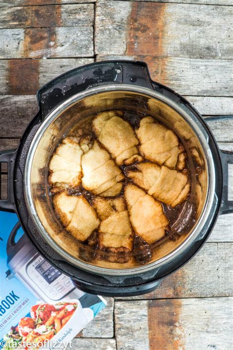 We are huge apple lovers and bake them quite often. Instant Pot Apple Dumplings {Pressure Cooker Apple Dessert ...