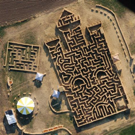 Hay Bale Maze In Montana Pics