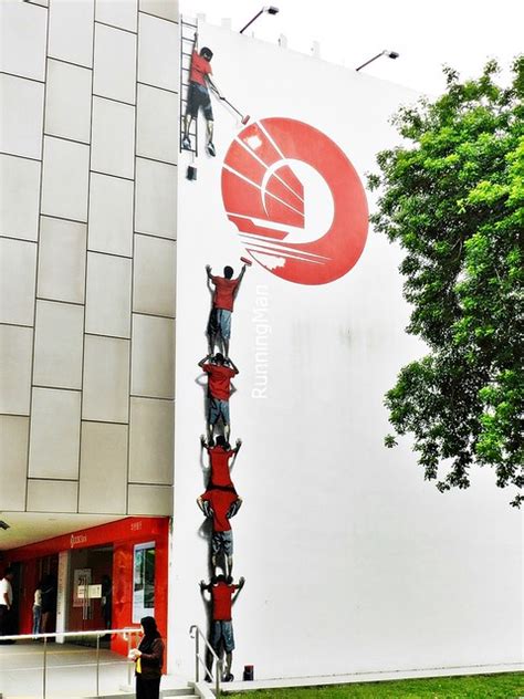 Singapore Street Art West Ivan Teh Runningman