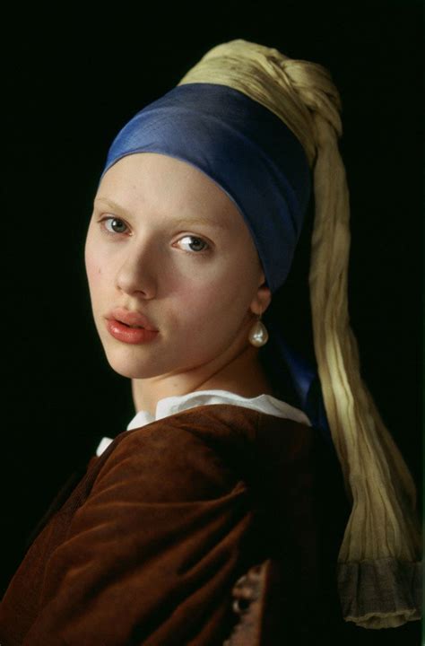 Girl With A Pearl Earring Scarlett Johansson As Griet Girl With Pearl Earring Portrait