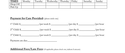 Babysitting Form For Parents ≡ Fill Out Printable Pdf Forms Online