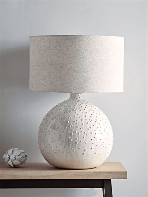 Glazed Dots Table Lamp White Table Lamps Uk White Table Lamp