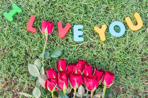 I Love You Spelled Out And Red Roses Blogfloral Occasions