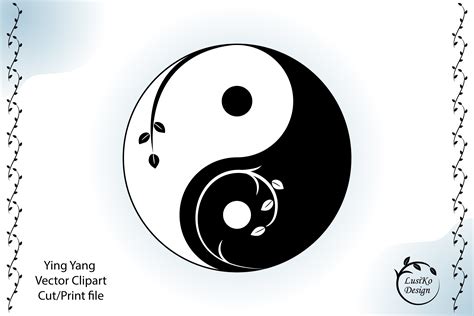 Yin Yang Decorative Symbol Vector Clipart 763390 Illustrations Gambaran