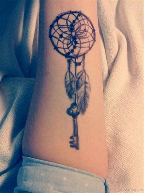 Dreamcatcher tattoos let good dreams travel through the hole in the middle into the dreamer's mind, while the bad ones are trapped inside the web forever. 50 Wonderful Dreamcatcher Tattoos On Wrist