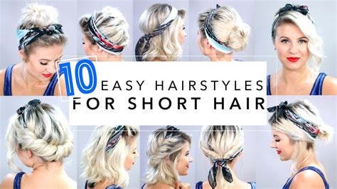 10 Easy Hairstyles For Short Hair With Headband Milabu