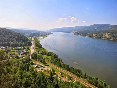 The City Of Krasnoyarsk Is The Geographical Centre Of Russia And Lies