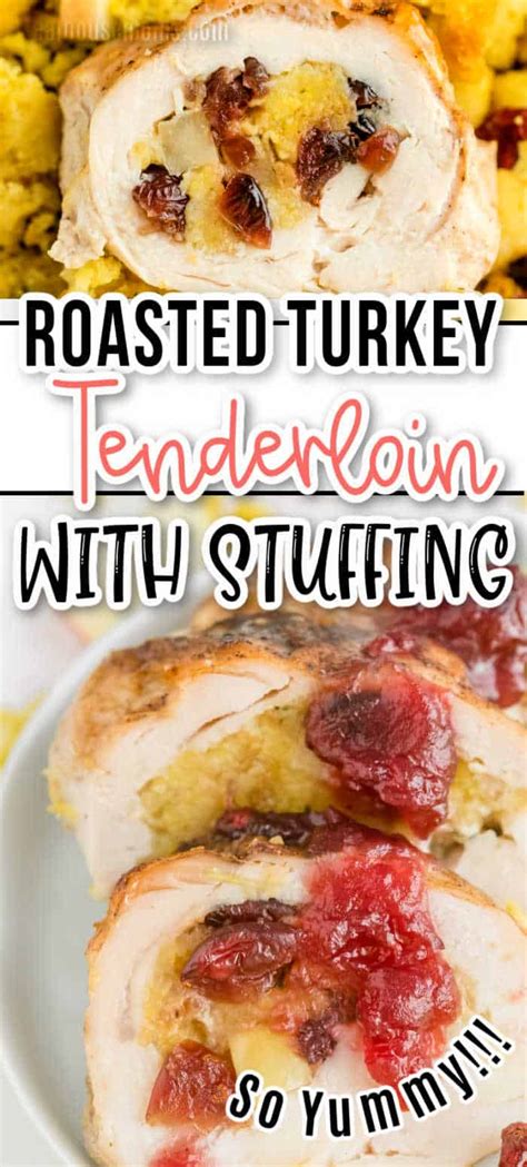 Roasted Turkey Tenderloin With Stuffing ⋆ Real Housemoms