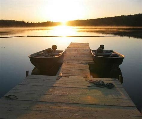Beautiful Sunset From Dock Picture Of Horwood Lake Lodge Timmins