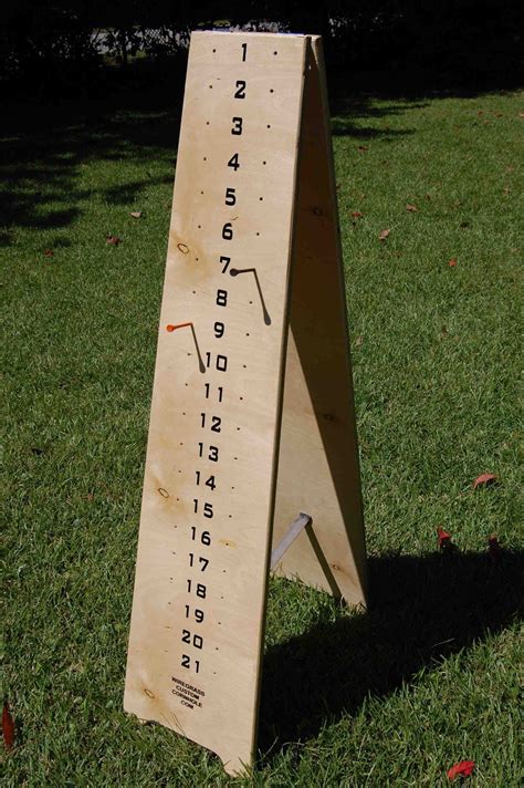 Backyard Scoreboard How To Build A Cornhole Scoreboard Diy Looking
