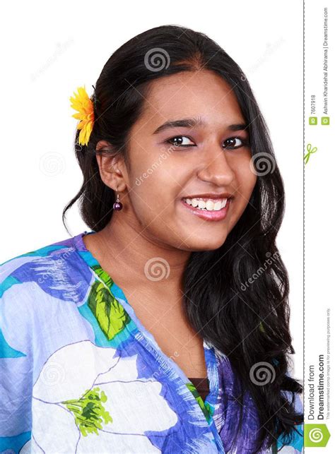 Young Asian Girl With A Nice Smile Royalty Free Stock