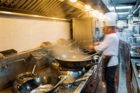 Motion Chefs Of A Restaurant Kitchen Stock Photo Download Image Now