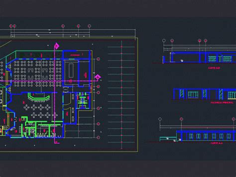 Cafeteria Dwg Elevation For Autocad Designs Cad My Xxx Hot Girl