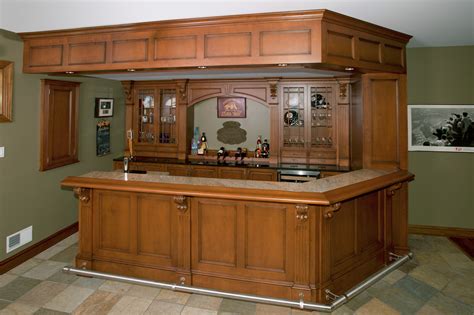 Irish Pub Home Bar Custom Cabinetry By Ken Leech