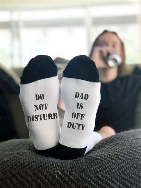 Funny Dad Socks Funny Socks Fathers Day T T For Dad Etsy
