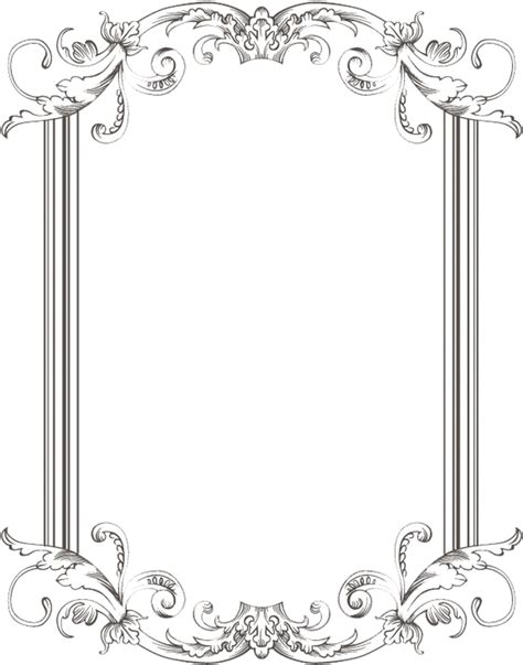 Silver Border Png Png Image Collection