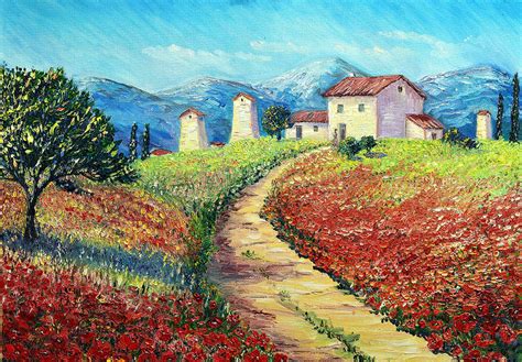How To Paint A Beautiful Landscape In Oil Or Acrylic