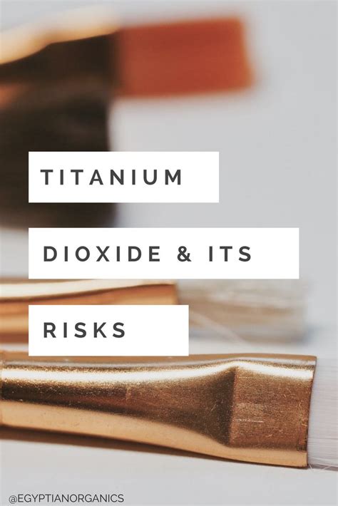 Titanium Dioxide Are Nanoparticles Safe Earth Dweller Daily
