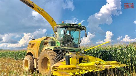 John Deere 9600i Chopping Corn Youtube