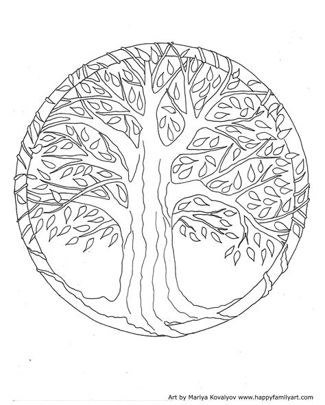Happy Family Art - original and fun coloring pages | Mandala coloring pages, Cool coloring pages ...