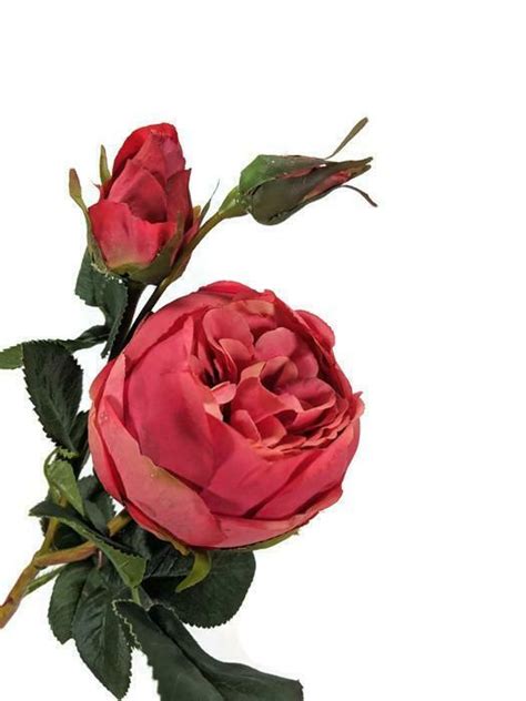 single rose w bud hu0004 co p 1312852410432 silkflora artificial flowers