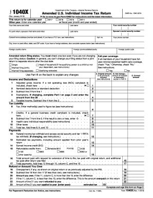 1040irs fillable form and instructions. IRS 1040-X Form - Download a Template or Complete Online