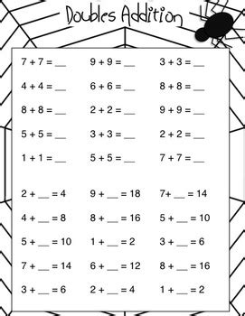 Fall Math - Build Number Sense with Quick Images, Tens Facts, & Doubles