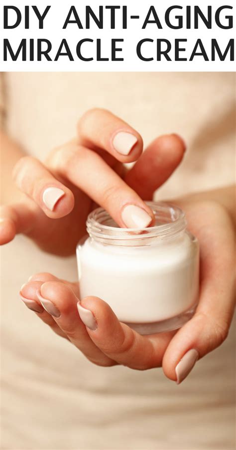 Diy Natural Anti Aging ‘miracle Face Cream Lotion Recipe Anti Aging