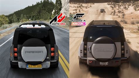 Forza Horizon 5 Vs Assetto Corsa Land Rover Defender YouTube