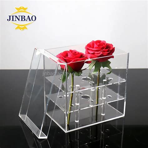 Jinbao Custom Transparent Lucite Plexiglass Box For Preserved Fresh