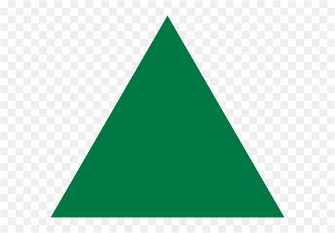 Green Equilateral Triangle Point Up Equilateral Triangle Svg Hd Png