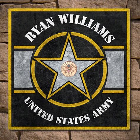 Army Strong Personalized Sign Military T