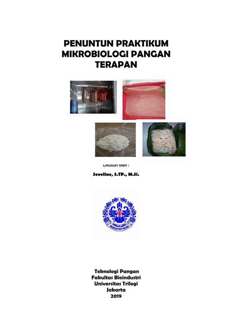 Pdf Penuntun Praktikum Mikrobiologi Pangan Terapan Dokumen Tips
