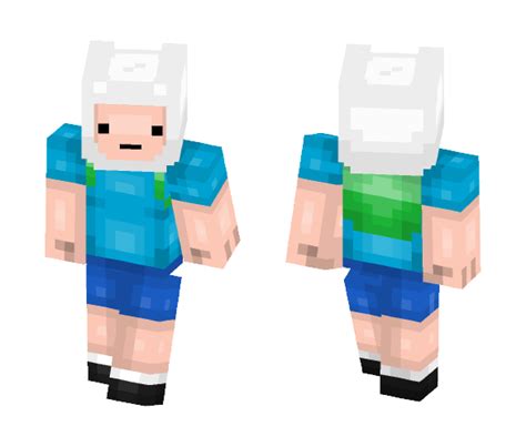 Download Finn The Human Adventure Time Minecraft Skin For Free