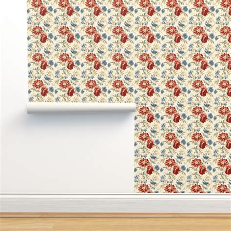 French Country Floral 10 Wallpaper Spoonflower