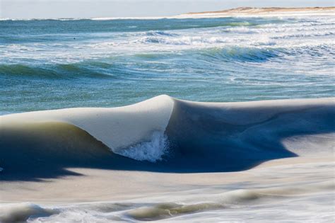 Slurpee Waves Incredible Photos Capture Nearly Frozen Waves Off The