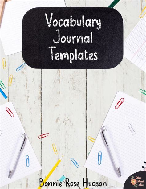 Vocabulary Journal Templates Made By Teachers