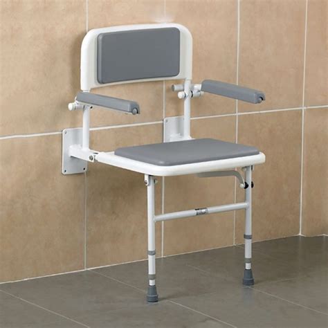 Get free shipping on qualified built in shower seat shower pans or buy online pick up in store today in the bath department. Wall Mounted Shower Seat With Back And Arms - LOW PRICES