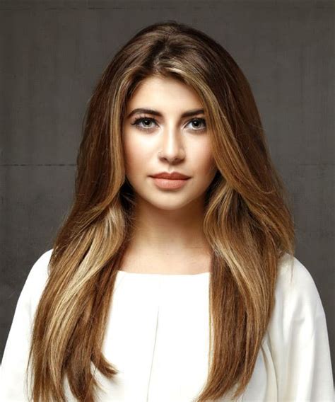 Long Straight Casual Hairstyle Brunette Hair Color