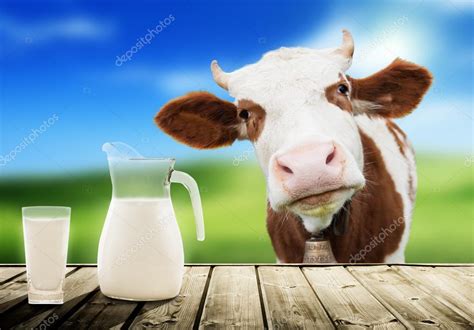Cow And Milk — Stock Photo © Iakov 39528663