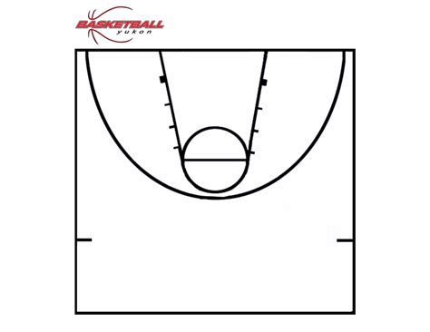 Download Basketball Court Outline Png Png And  Base