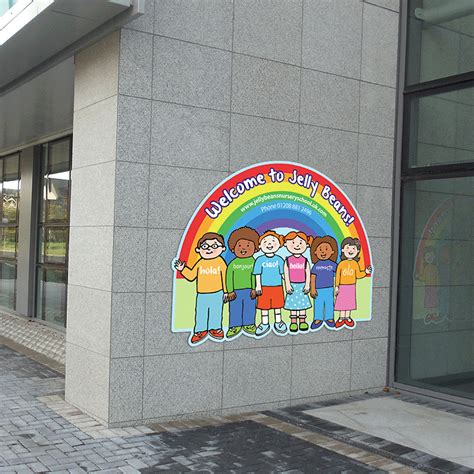Hello Rainbow Children Welcome Sign