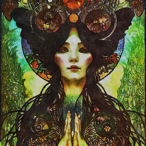 Eirene Goddess Of Peace 1 Mixed Media By Ann Leech Fine Art America